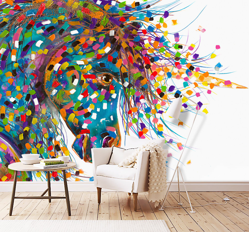 3D Color Horse WG185 Wall Murals