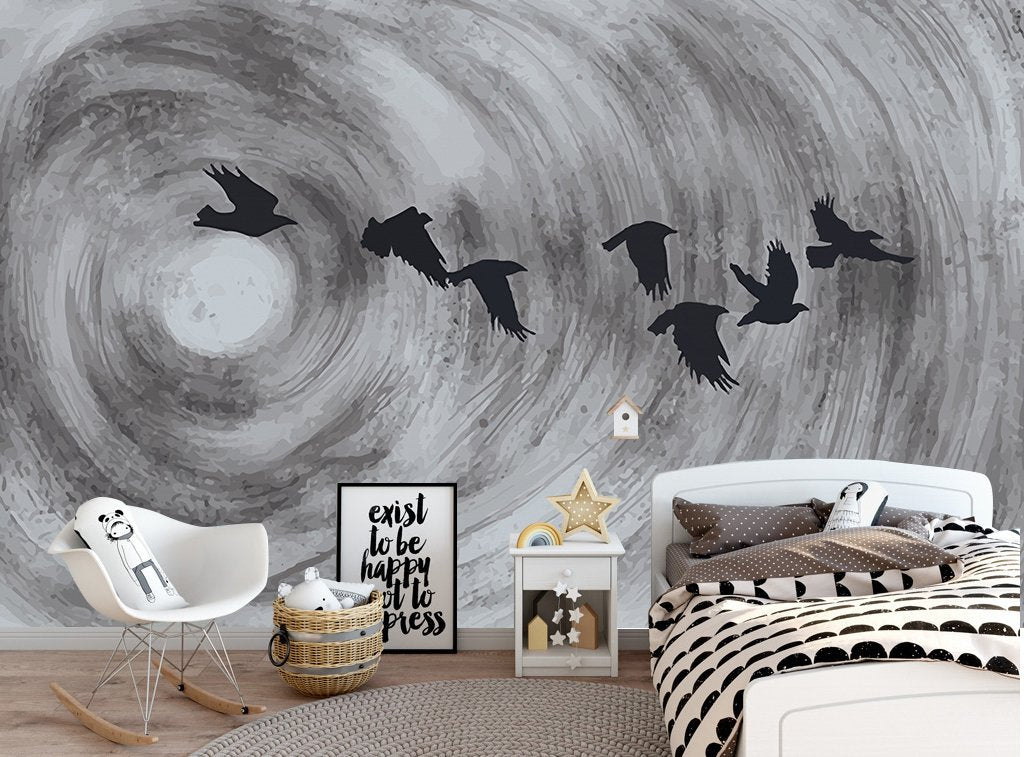 3D Flying Bird 212 Wall Murals Wallpaper AJ Wallpaper 2