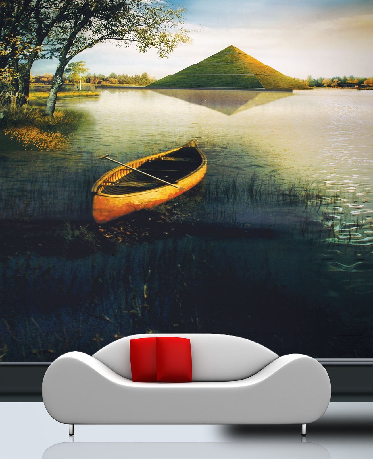 Small Wood Boat 2 Wallpaper AJ Wallpaper