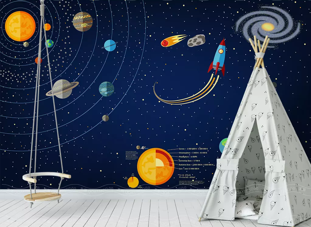 3D Cartoon Planet 190 Wallpaper AJ Wallpaper 2