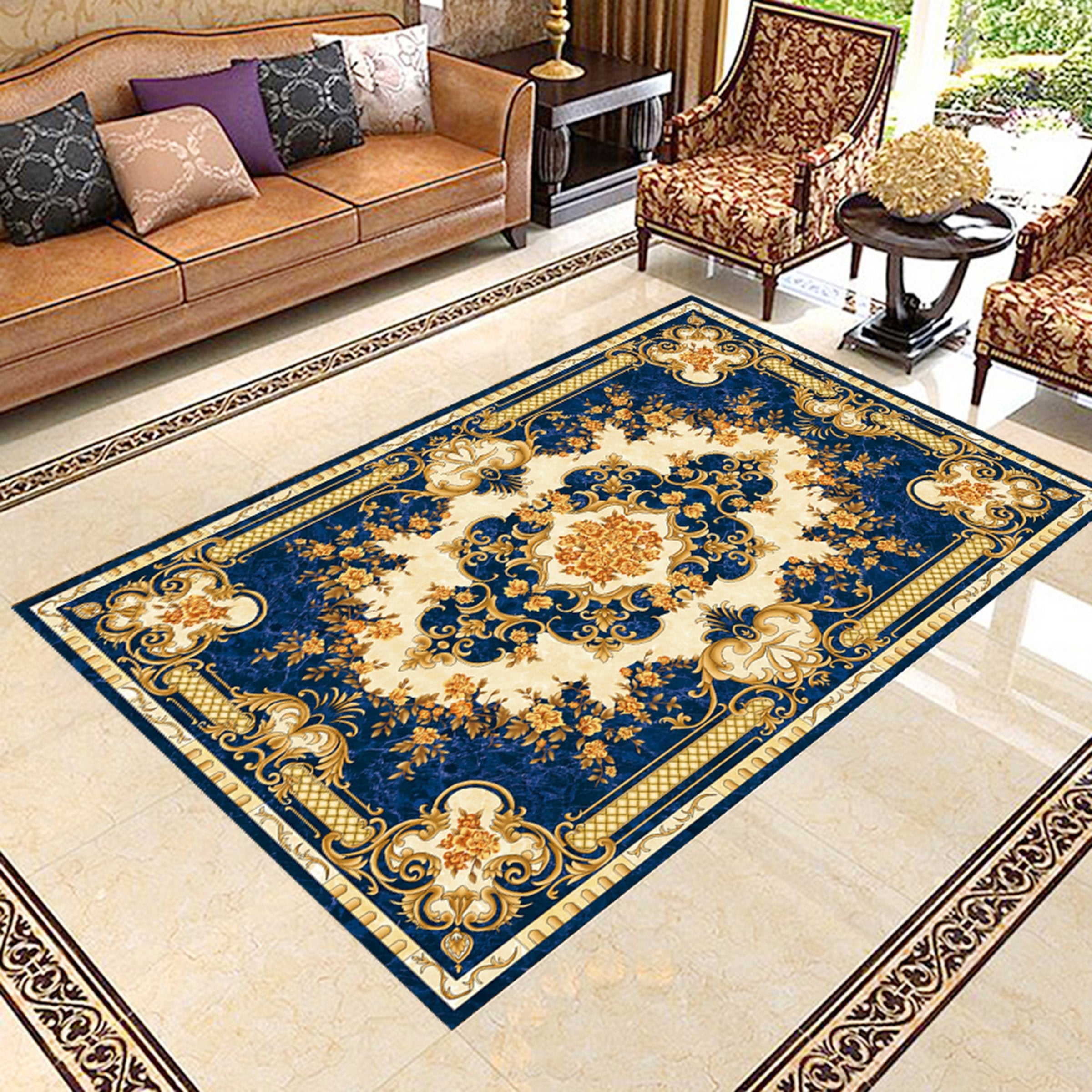 3D Religious Pattern WG670 Floor Mural Wallpaper AJ Wallpaper 2