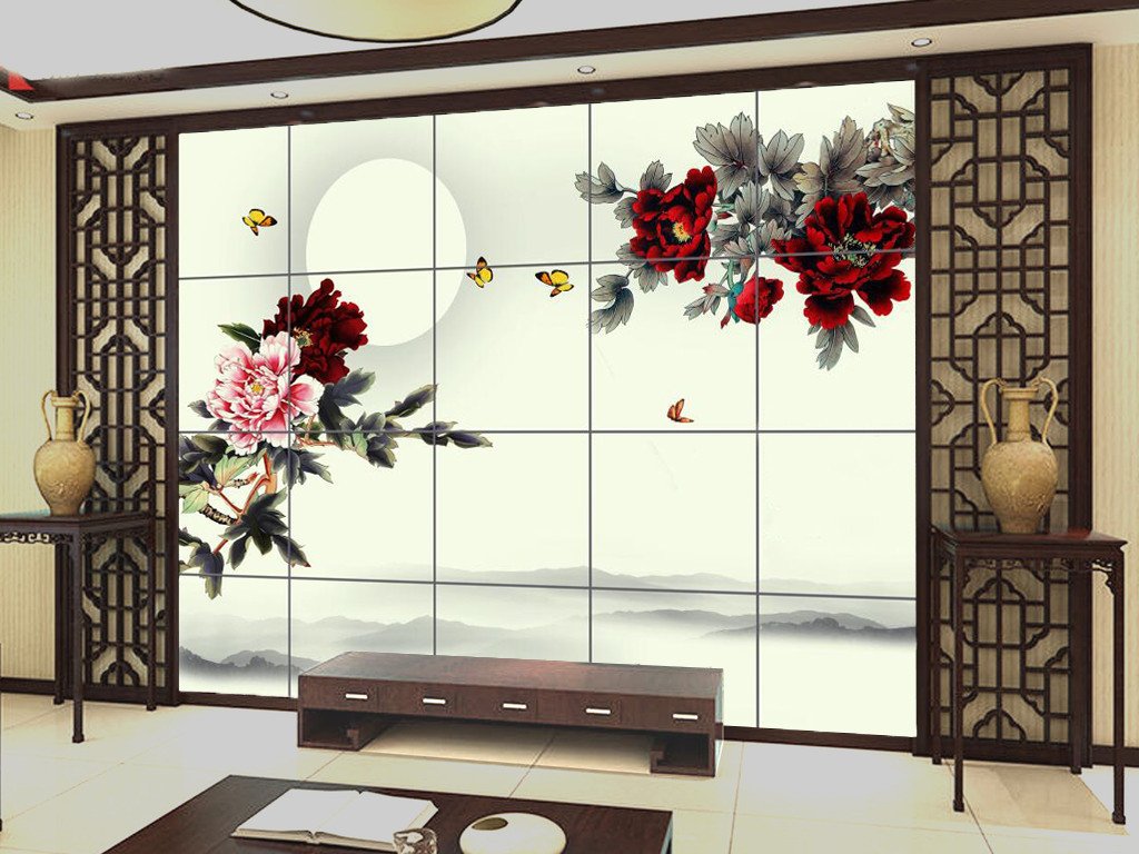 Blossoming Peony 43 Wallpaper AJ Wallpaper 1