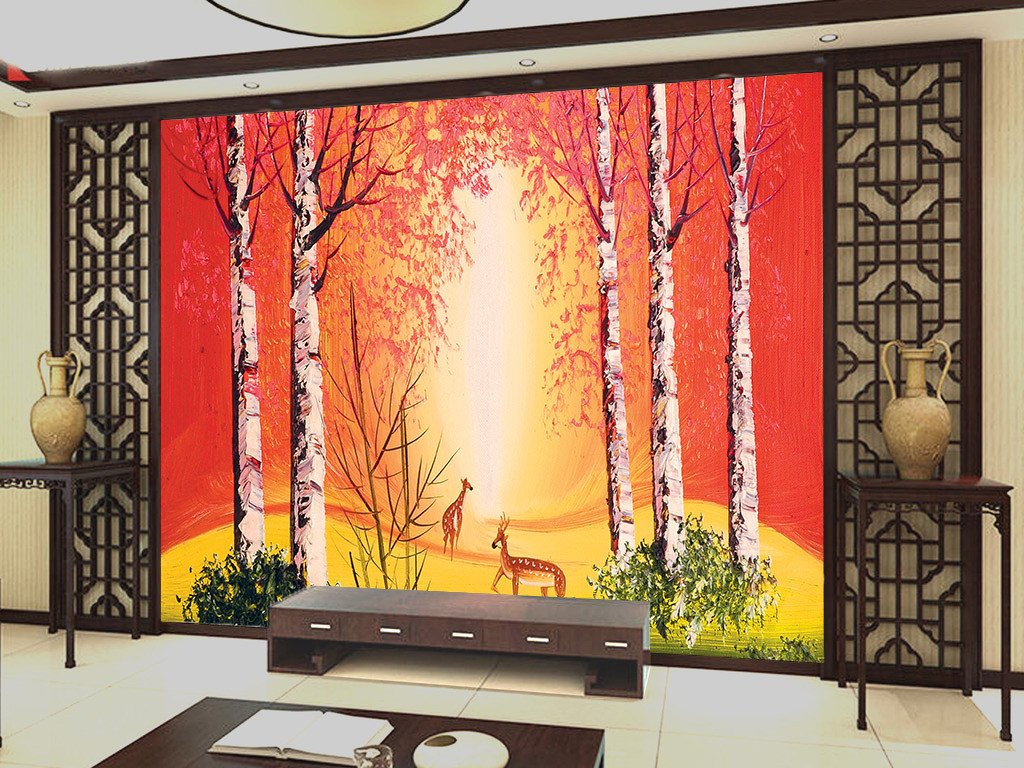 Forest Deer Wallpaper AJ Wallpaper