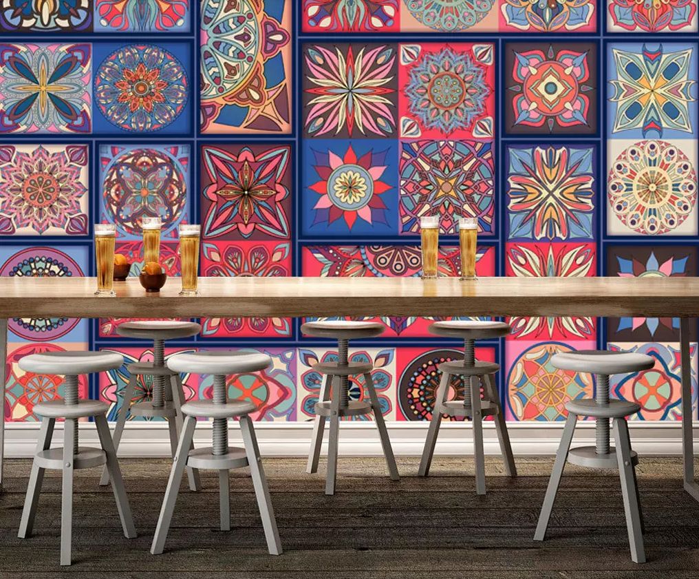 3D Rectangle Pattern 415 Wallpaper AJ Wallpaper 2