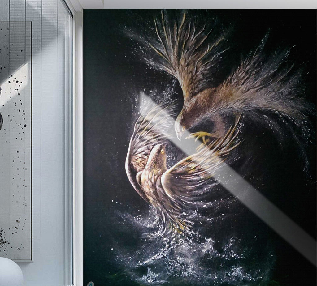 3D Ferocious Bird WG150 Wall Murals