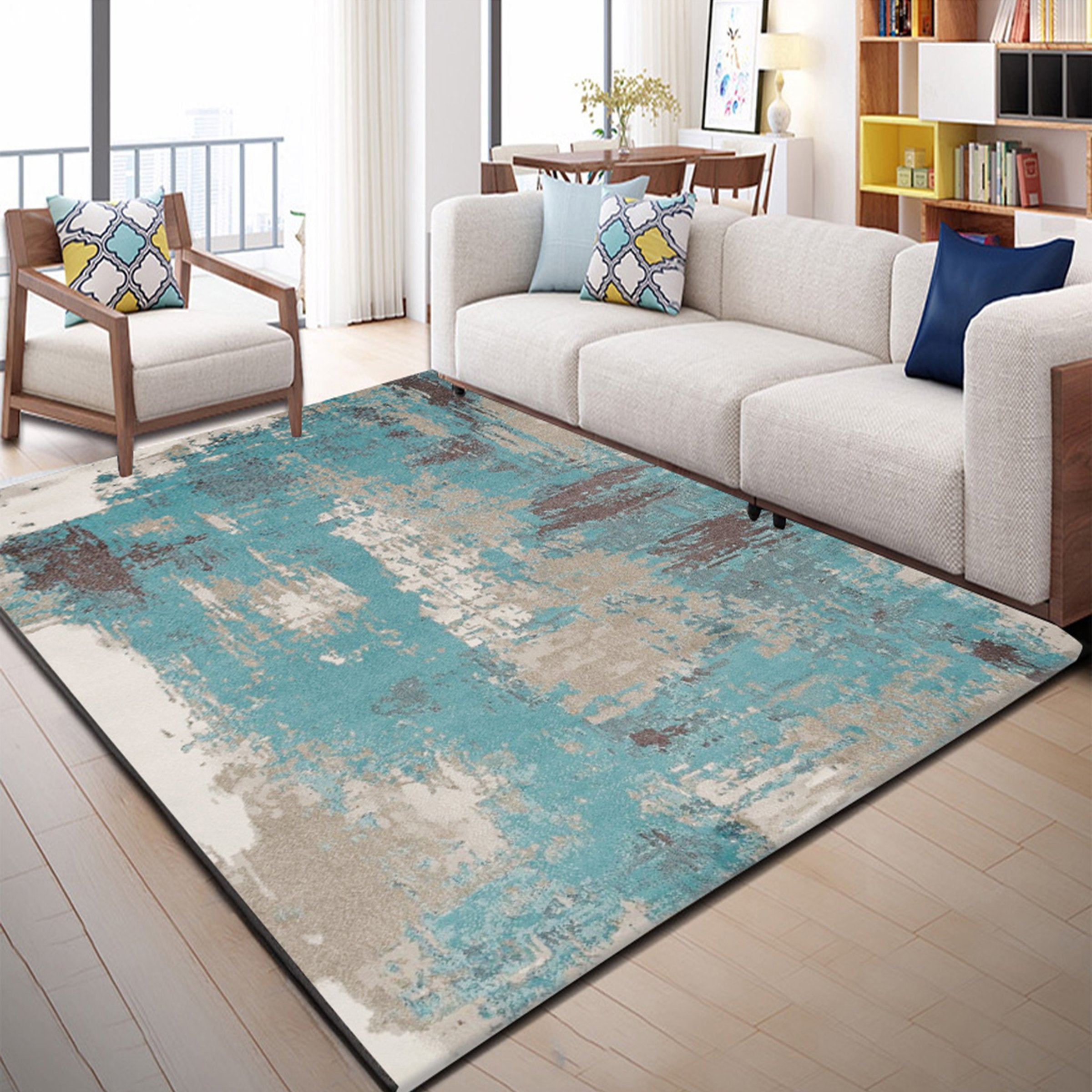 3D Color Inkjet WG174 Non Slip Rug Mat Mat AJ Creativity Home