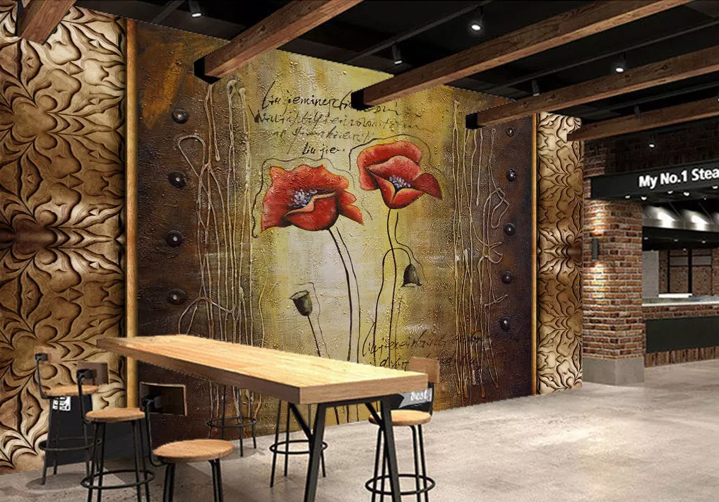 3D Painting Safflower 149 Wallpaper AJ Wallpaper 2