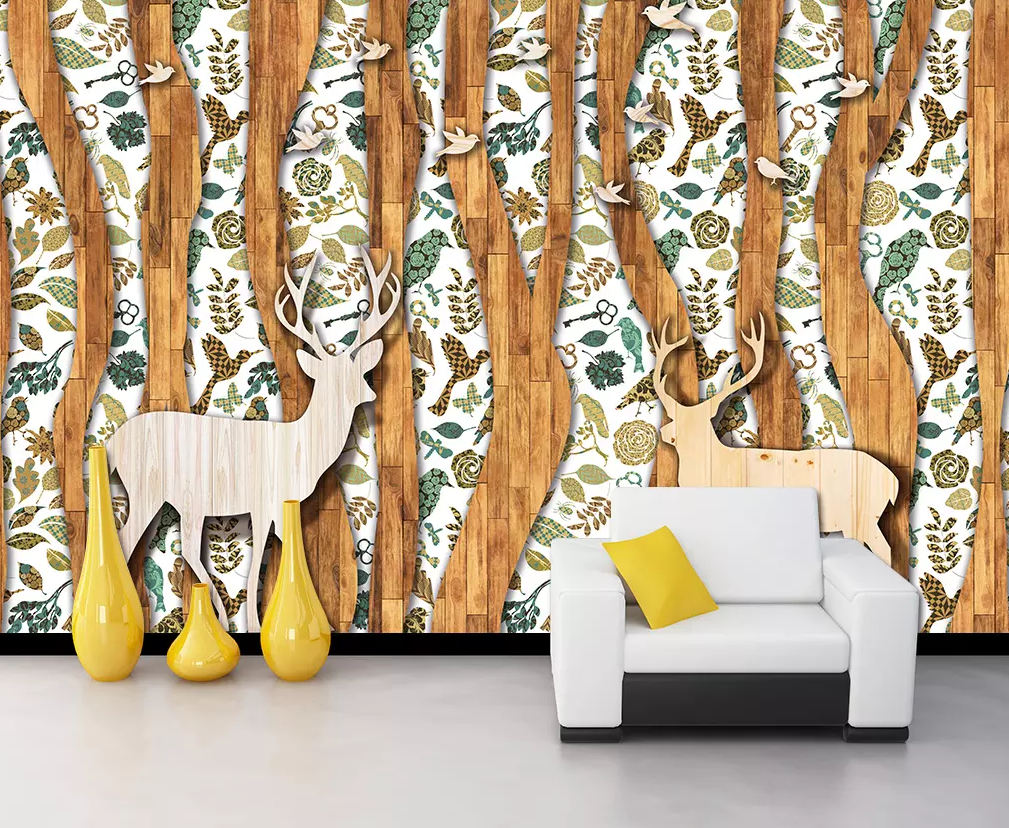 3D Sculpture Deer 32 Wallpaper AJ Wallpaper 2