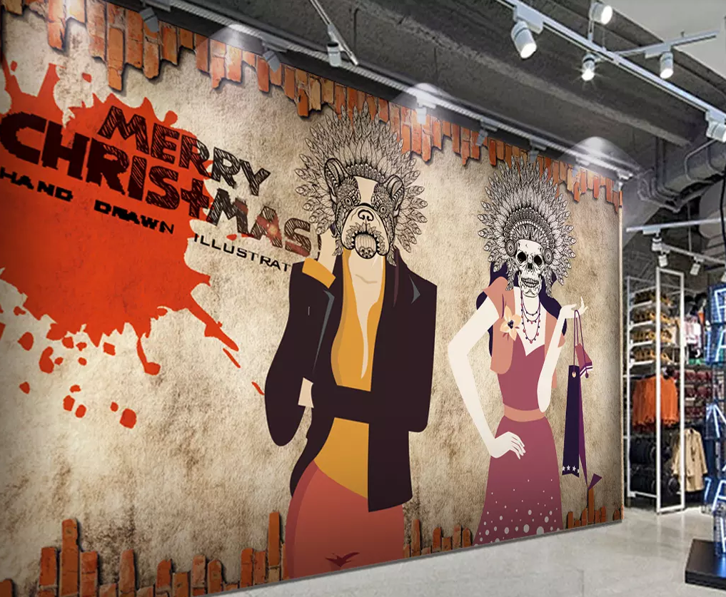 3D Shopping Head Decoration 264 Wallpaper AJ Wallpaper 2