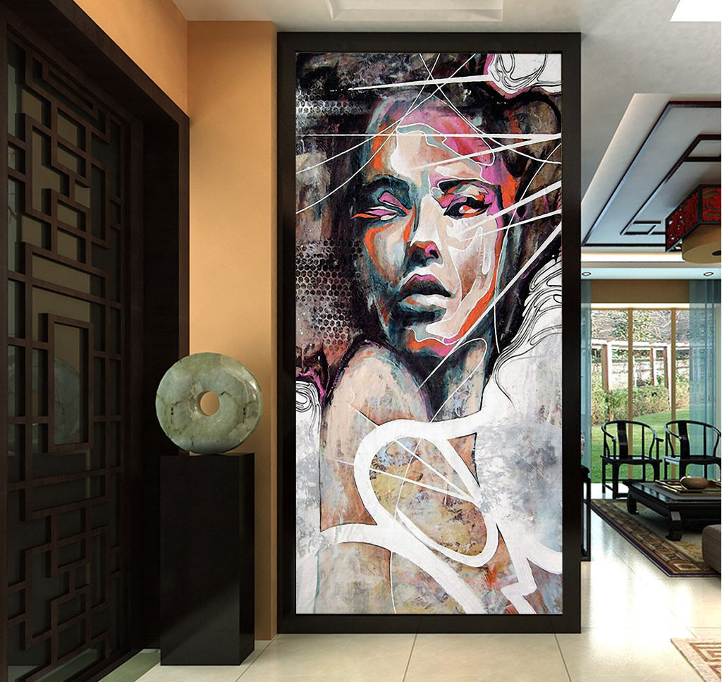 3D Styling Girl WG053 Wall Murals