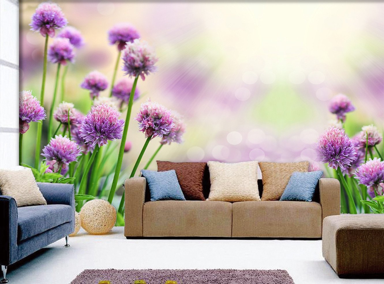 3D Wisteria Blossoming Flower 42 Wallpaper AJ Wallpaper
