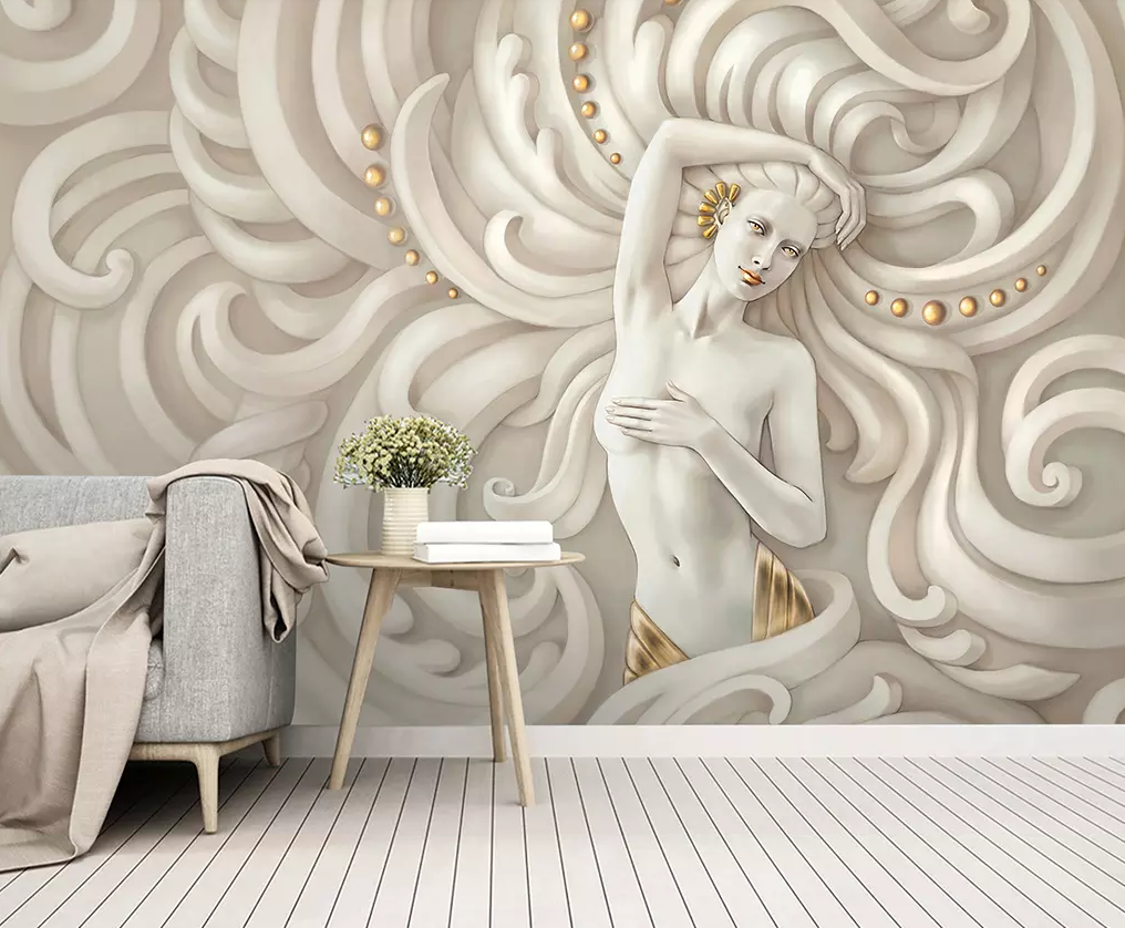 3D Woman Hair Divergence 307 Wallpaper AJ Wallpaper 2