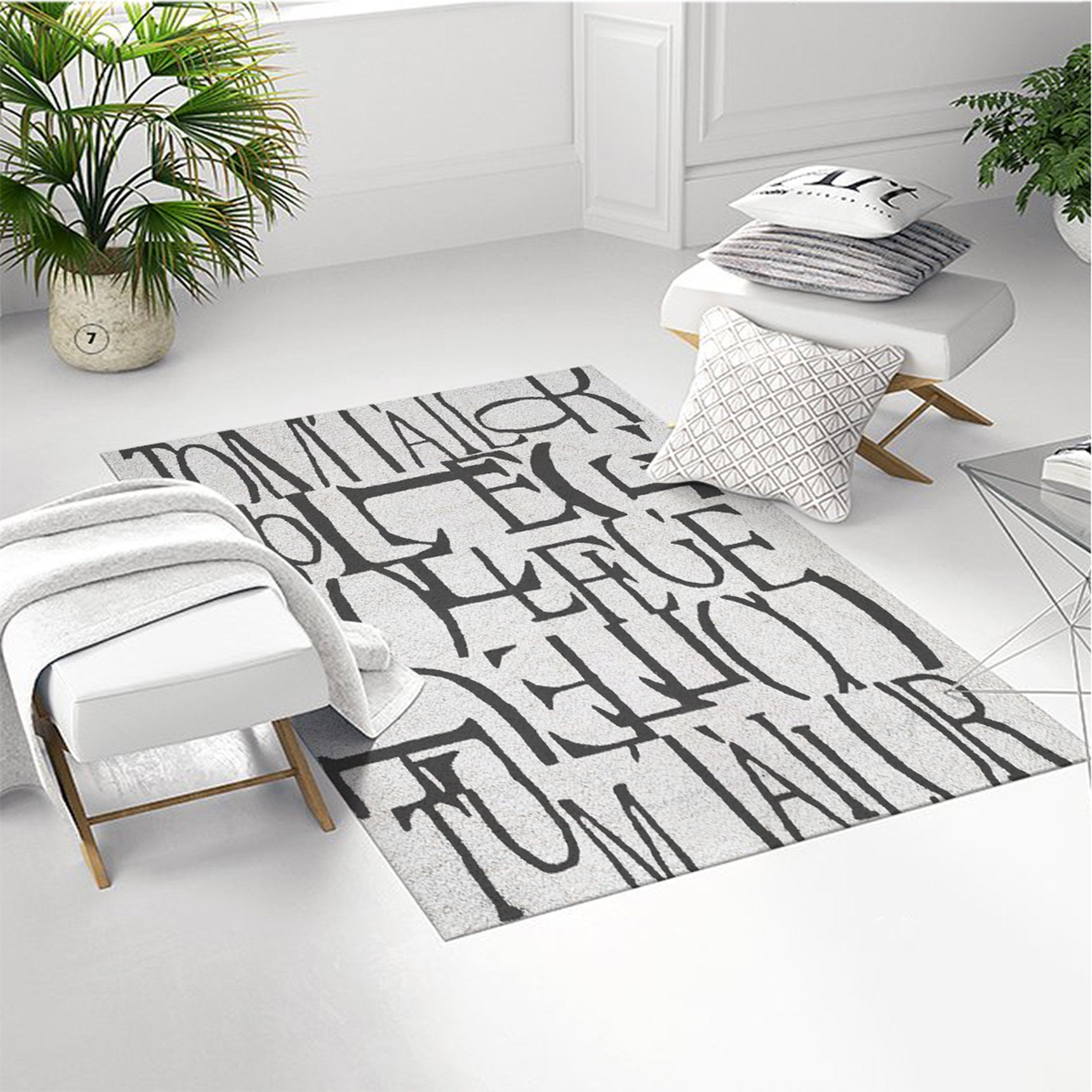 3D Black Lines WG116 Non Slip Rug Mat Mat AJ Creativity Home