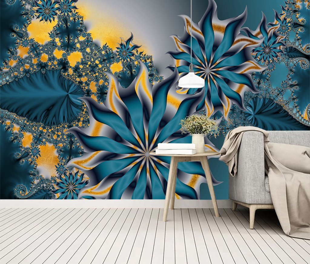 3D Flower 218 Wall Murals Wallpaper AJ Wallpaper 2