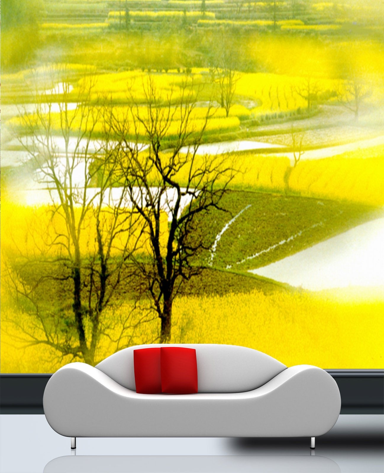 Beautiful Rape Flower Fields Wallpaper AJ Wallpaper