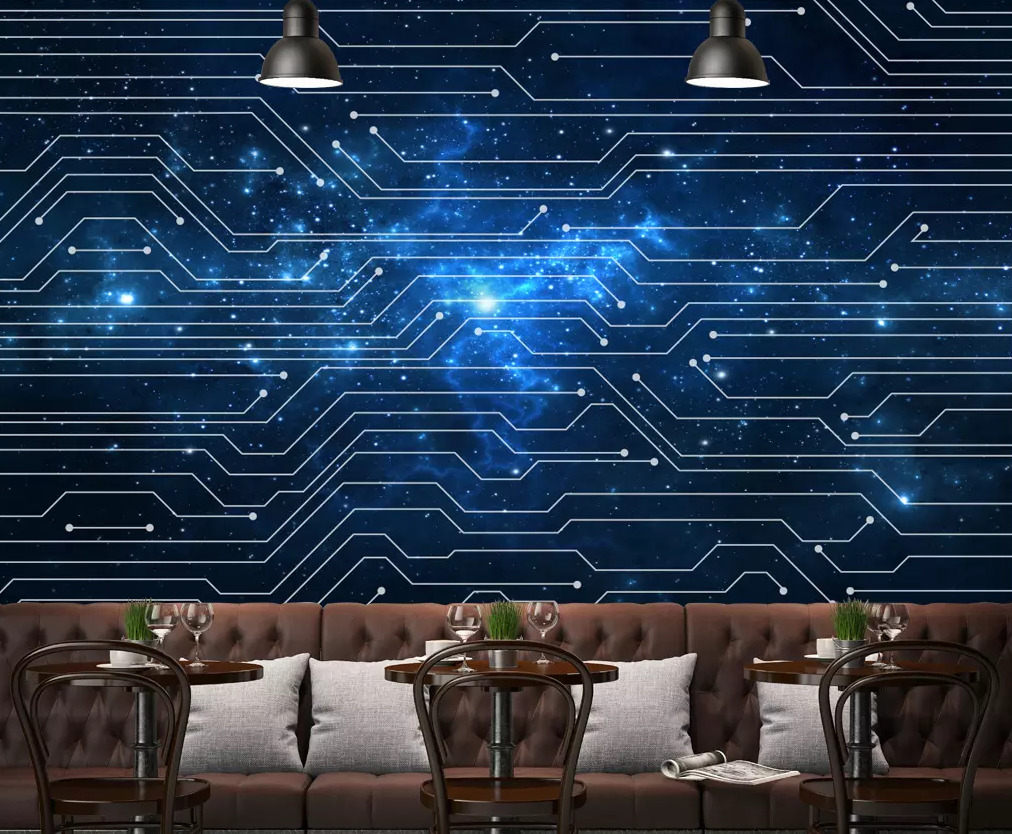 3D Technological Sense Star 68 Wallpaper AJ Wallpaper 2