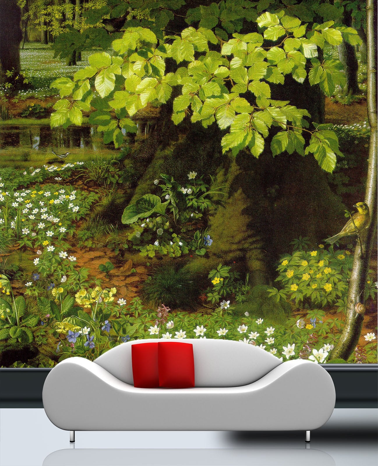 Green Garden Wallpaper AJ Wallpaper