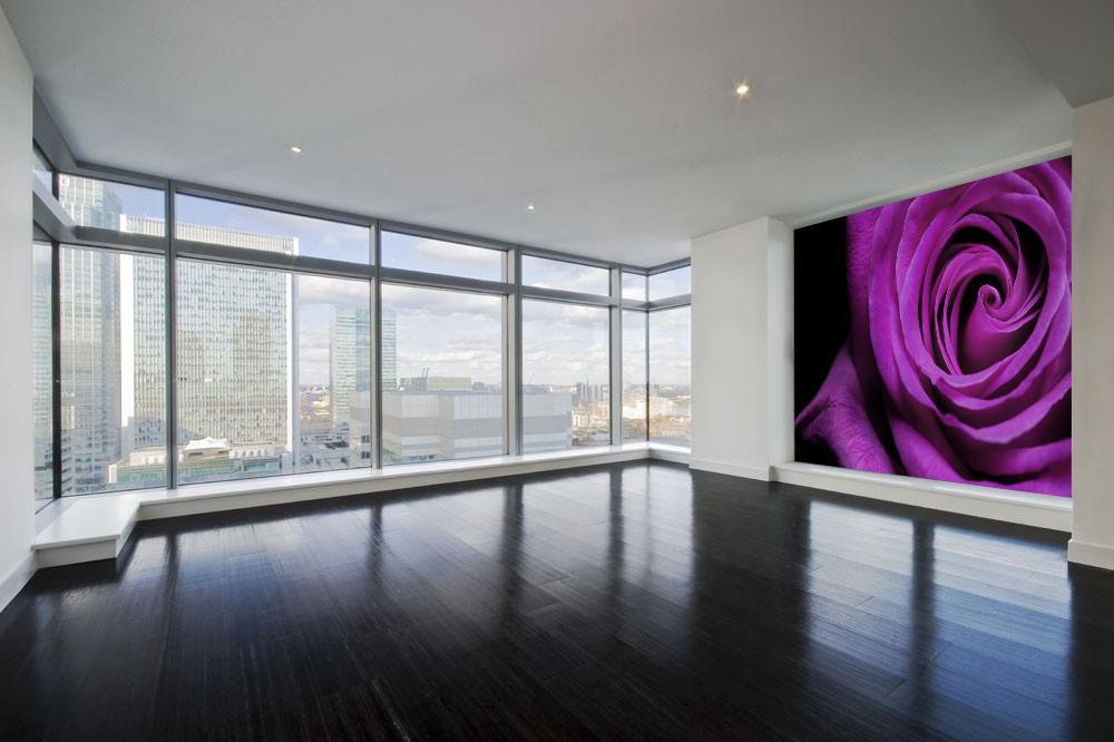 Purple Flower Wallpaper AJ Wallpaper