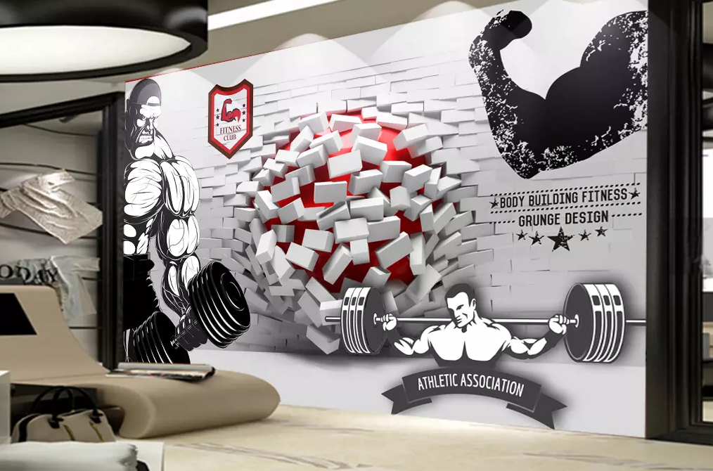 3D Strong Muscle 151 Wallpaper AJ Wallpaper 2