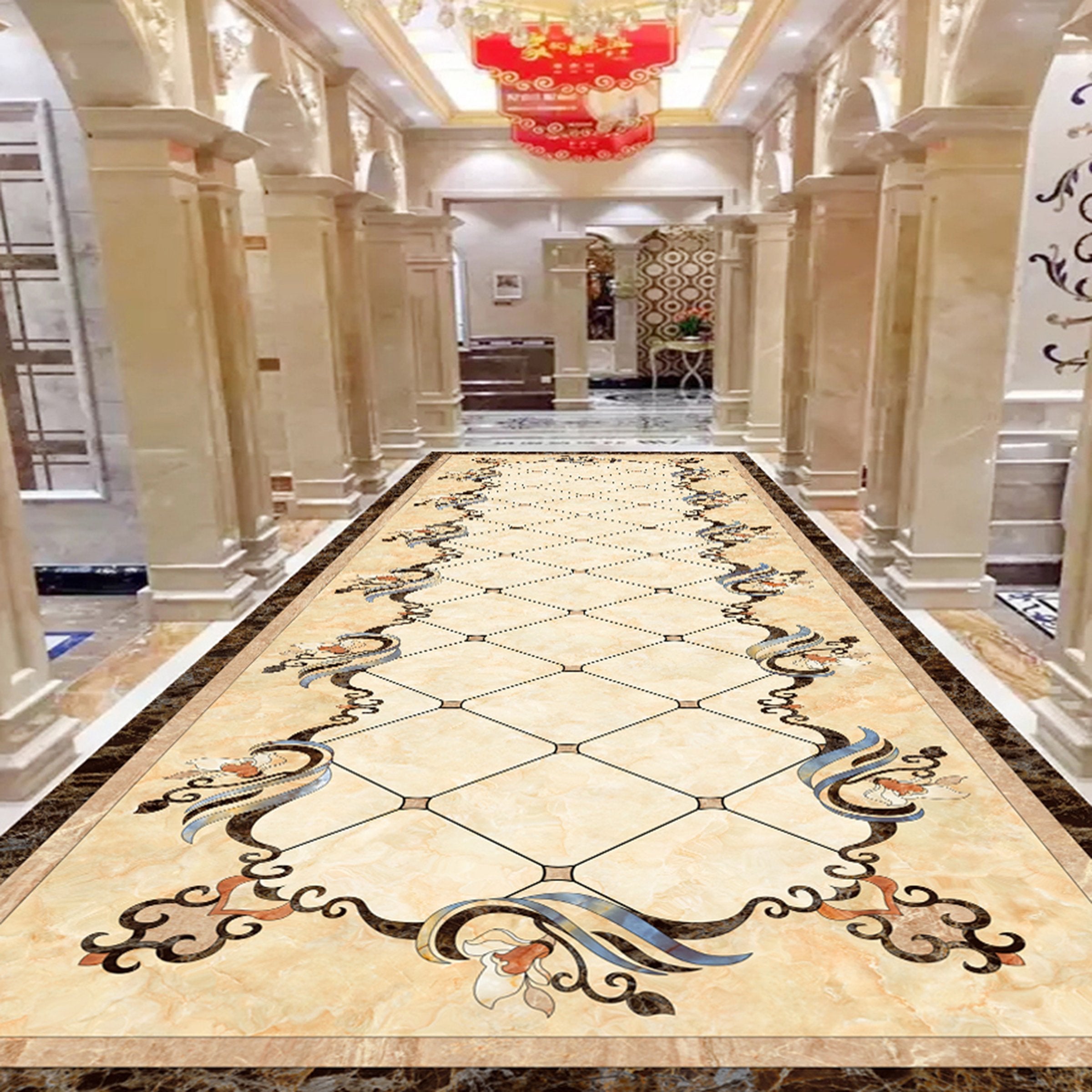 3D Colorful Pattern WG222 Floor Mural Wallpaper AJ Wallpaper 2