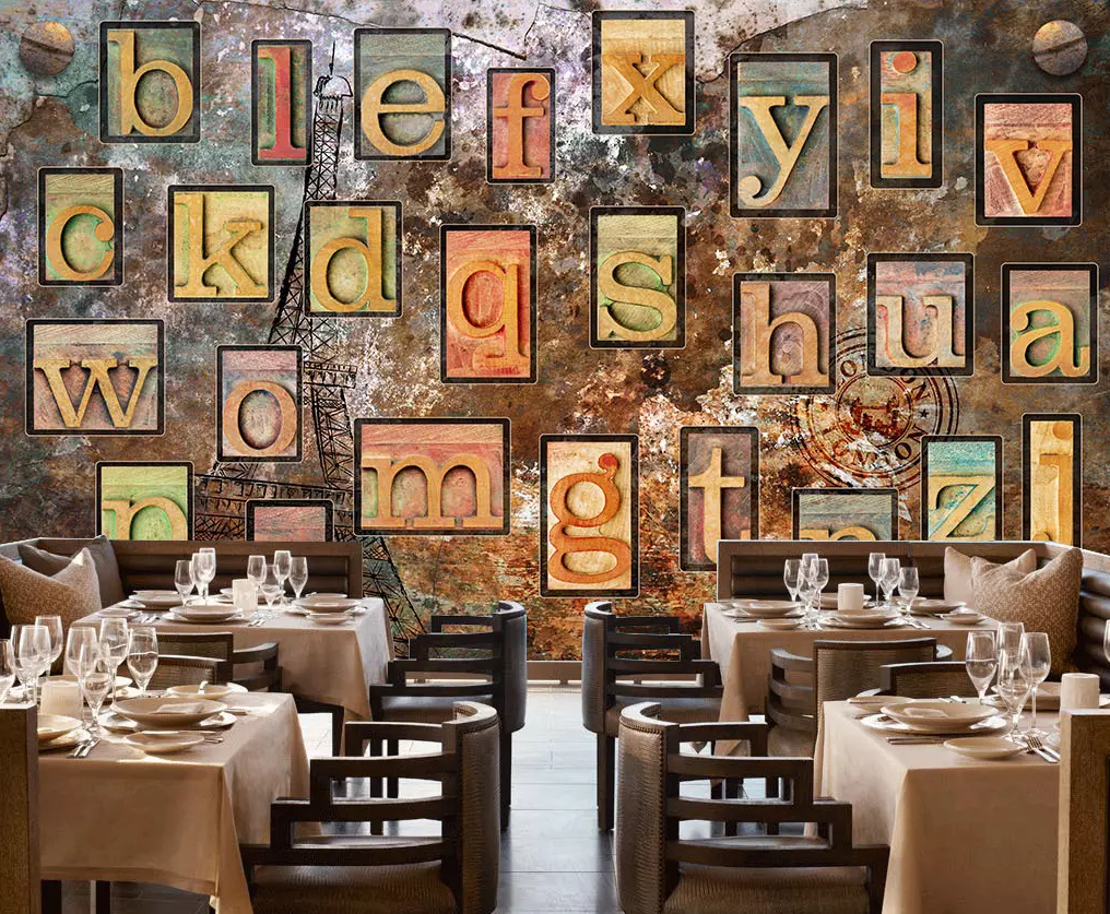 3D Lattice Uppercase Letters 145 Wallpaper AJ Wallpaper 2