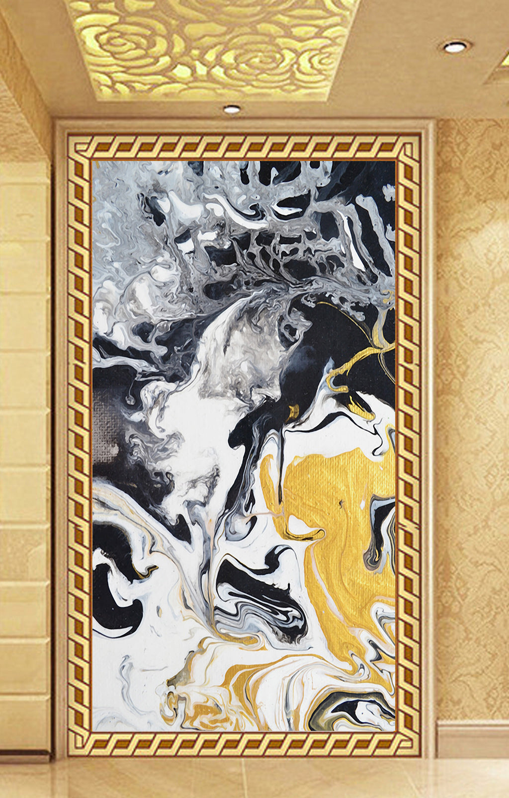 3D Abstract Ink WG060 Wall Murals