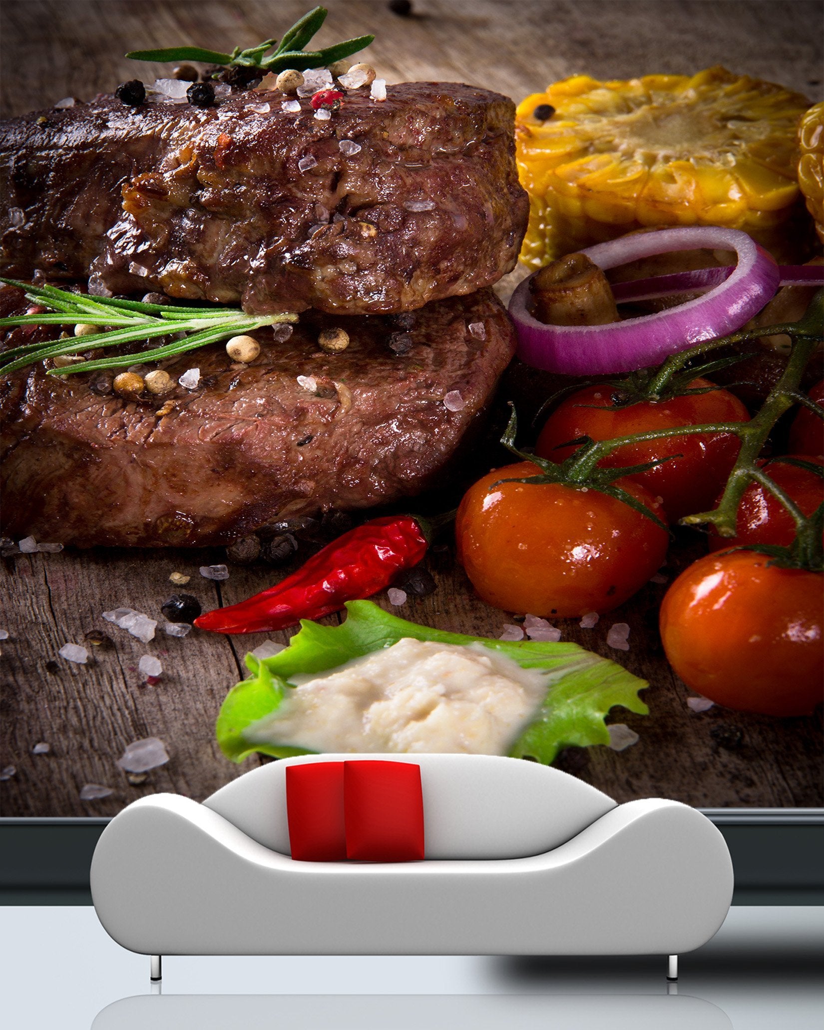 3D Tomato Steak 006 Wallpaper AJ Wallpaper
