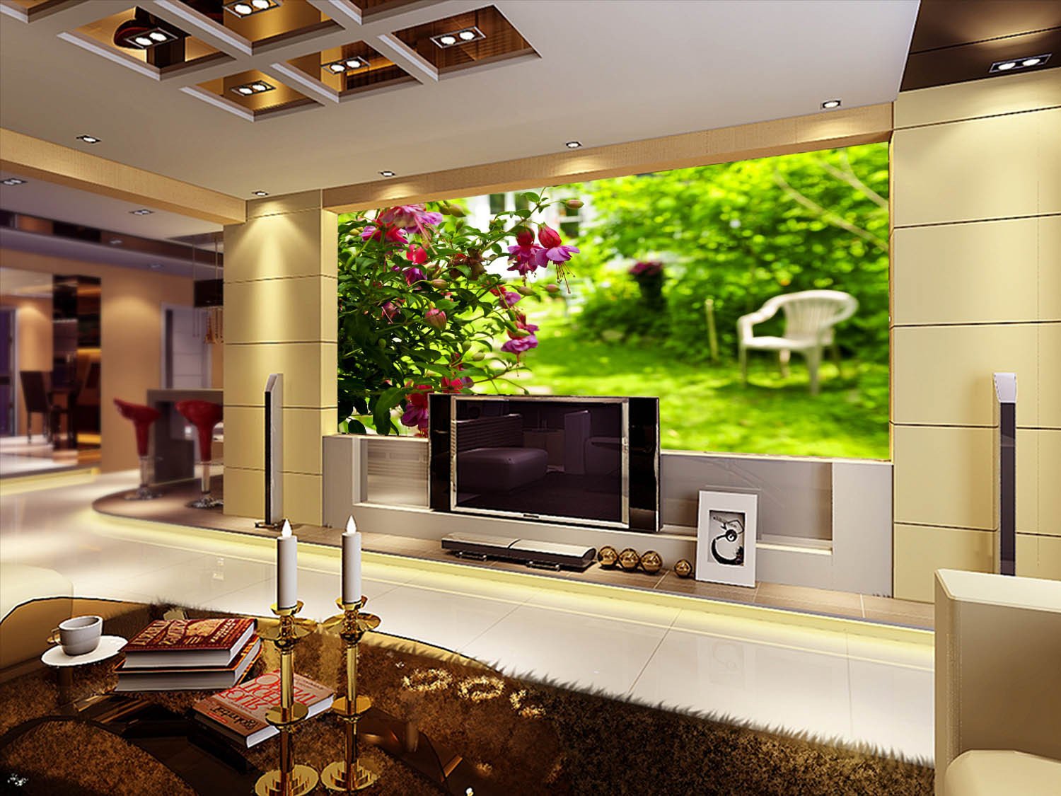 Flowers & Plant Wallpaper AJ Wallpaper