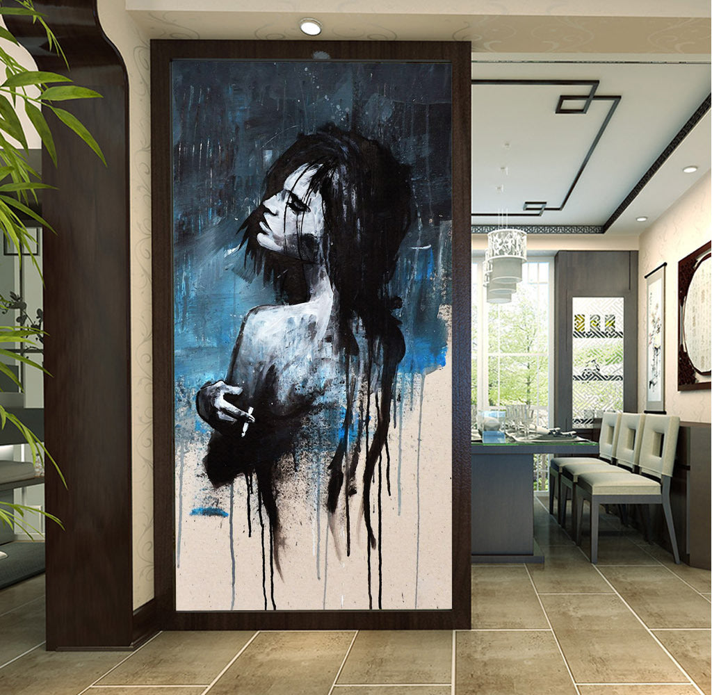 3D Decadent Girl WG118 Wall Murals