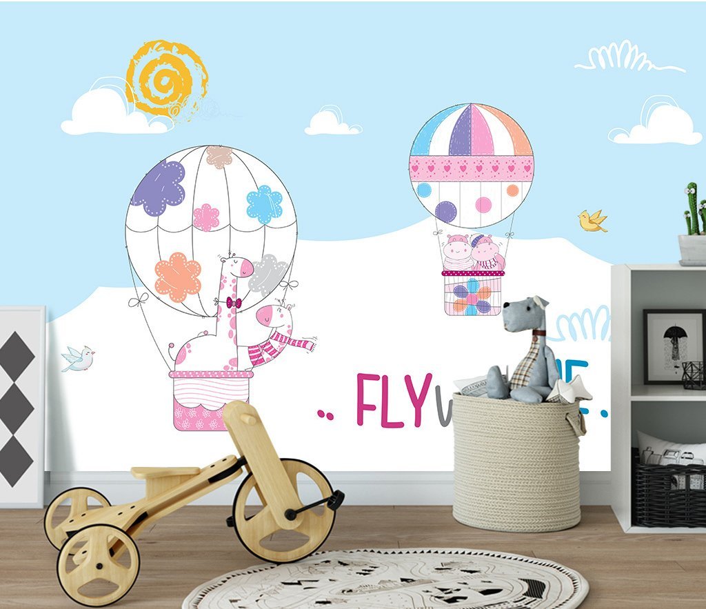 3D Hot Air Balloon 854 Wall Murals Wallpaper AJ Wallpaper 2