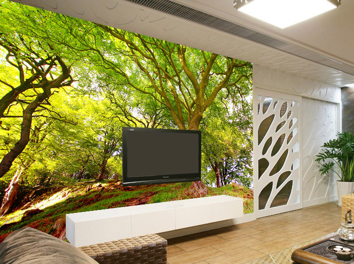 Green Trees 2 Wallpaper AJ Wallpaper