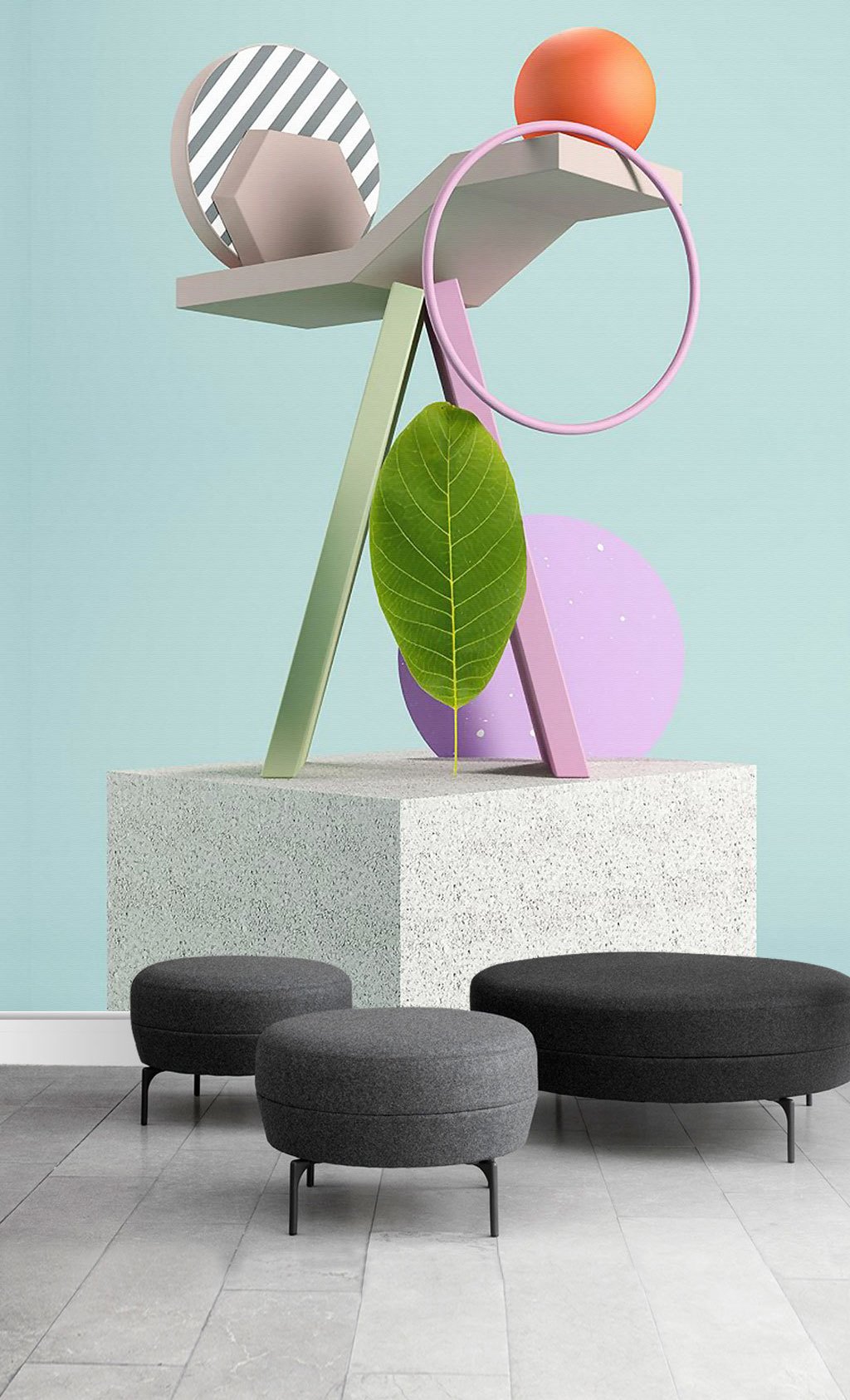 3D Circular Pattern 659 Wall Murals Wallpaper AJ Wallpaper 2