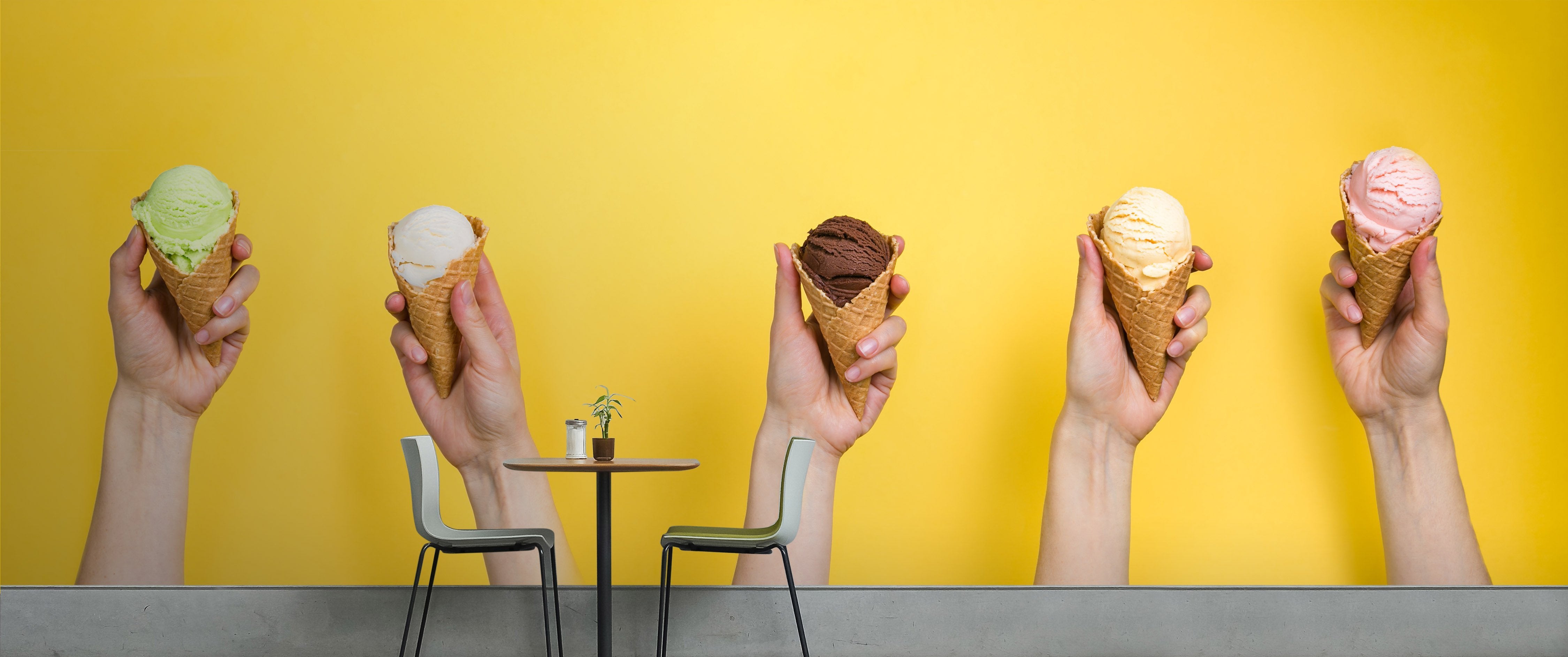 3D Hand Ice Cream 654 Wallpaper AJ Wallpaper 2