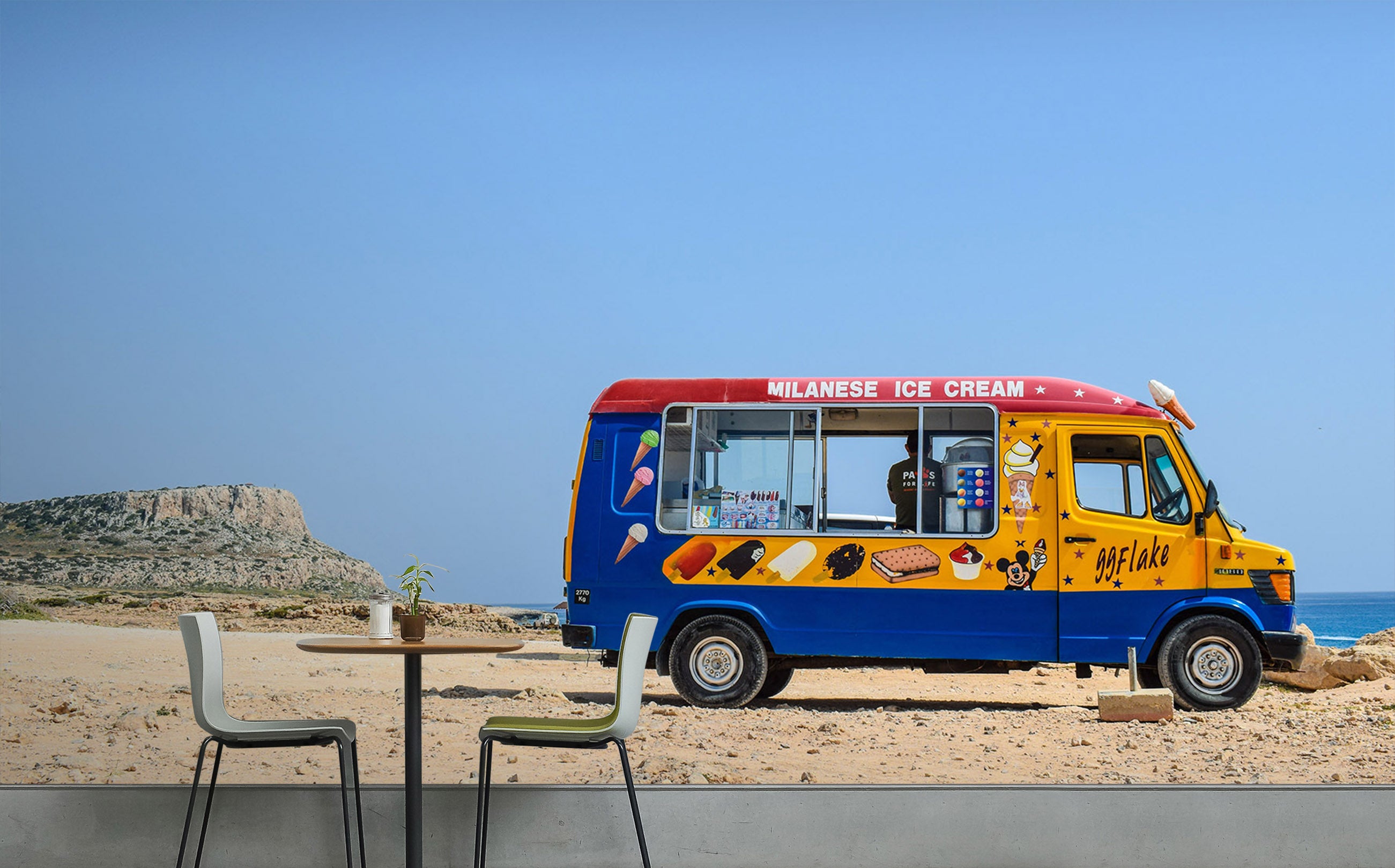 3D Cartoon Car 108 Vehicle Wall Murals