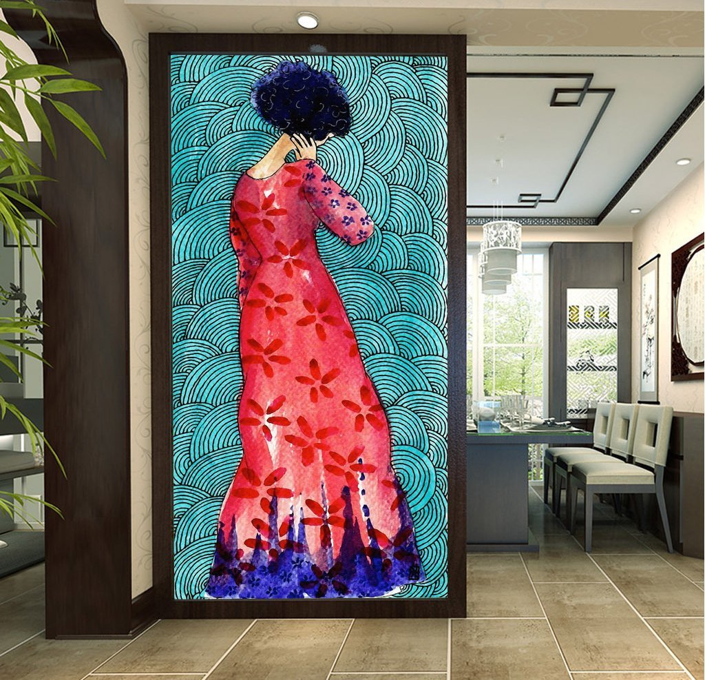 3D Woman Back 445 Wall Murals Wallpaper AJ Wallpaper 2