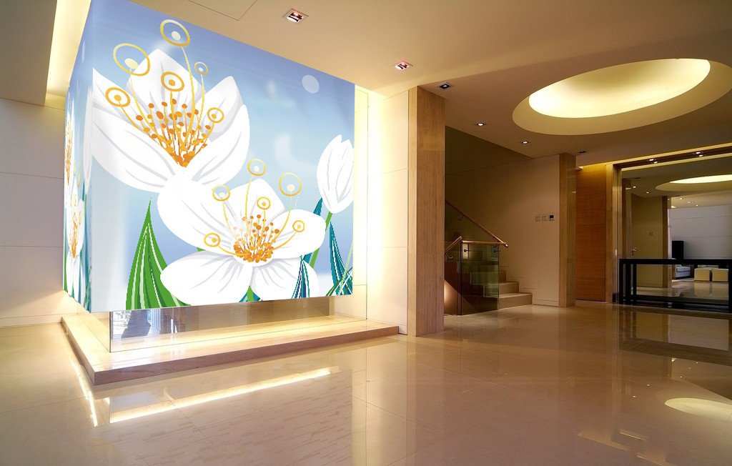 Fashion Elegant Flowers Wallpaper AJ Wallpaper