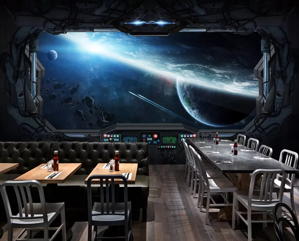 3D Spaceship Space Planet 112 Wallpaper AJ Wallpaper 2