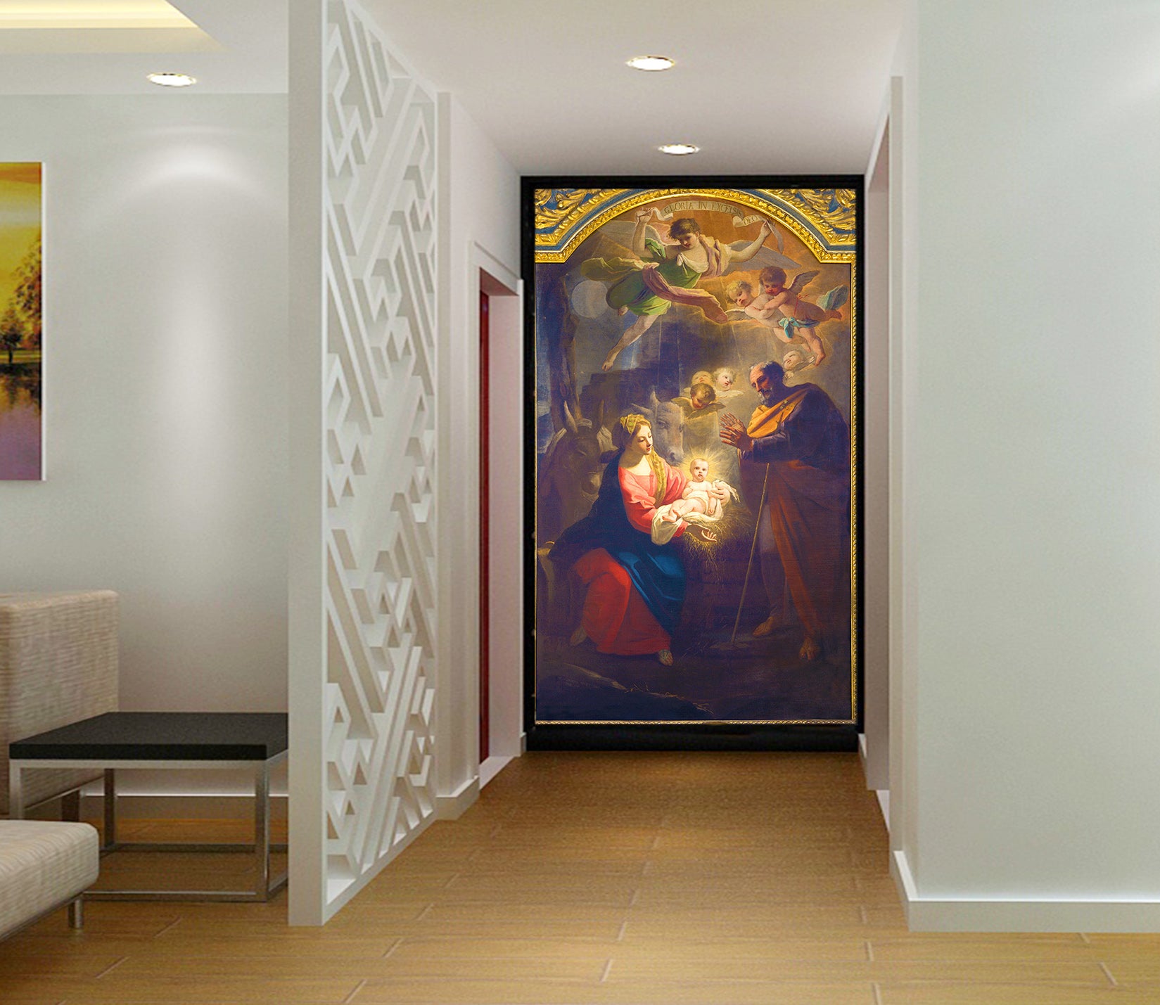 3D Angel Birth 1625 Wall Murals