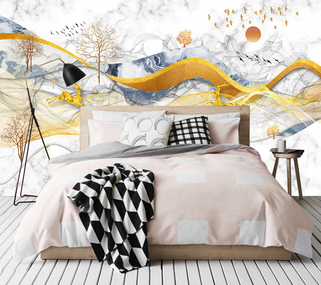 3D Group Of Birds WG420 Wall Murals