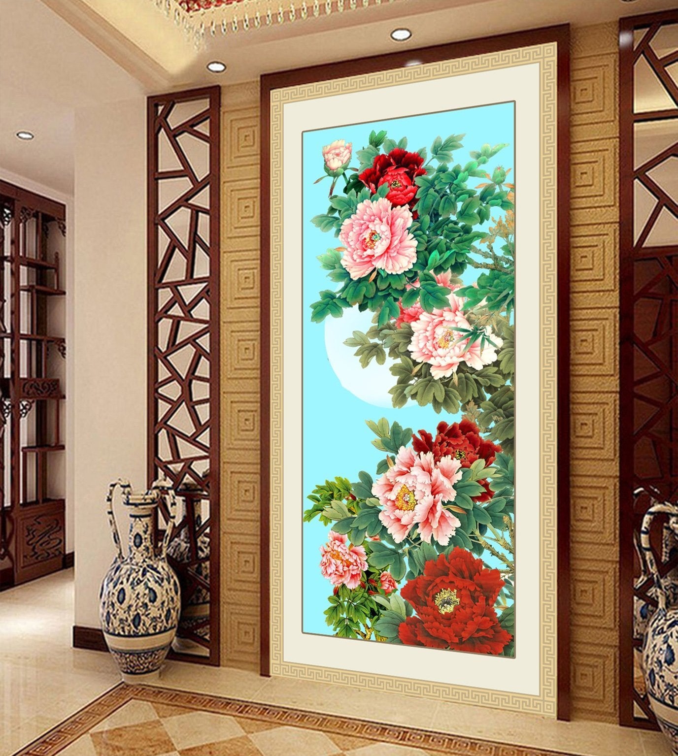 3D Painting Flower 391 Wallpaper AJ Wallpaper