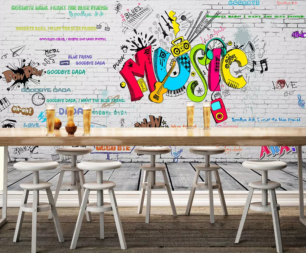 3D Color Font Music 40 Wallpaper AJ Wallpaper 2