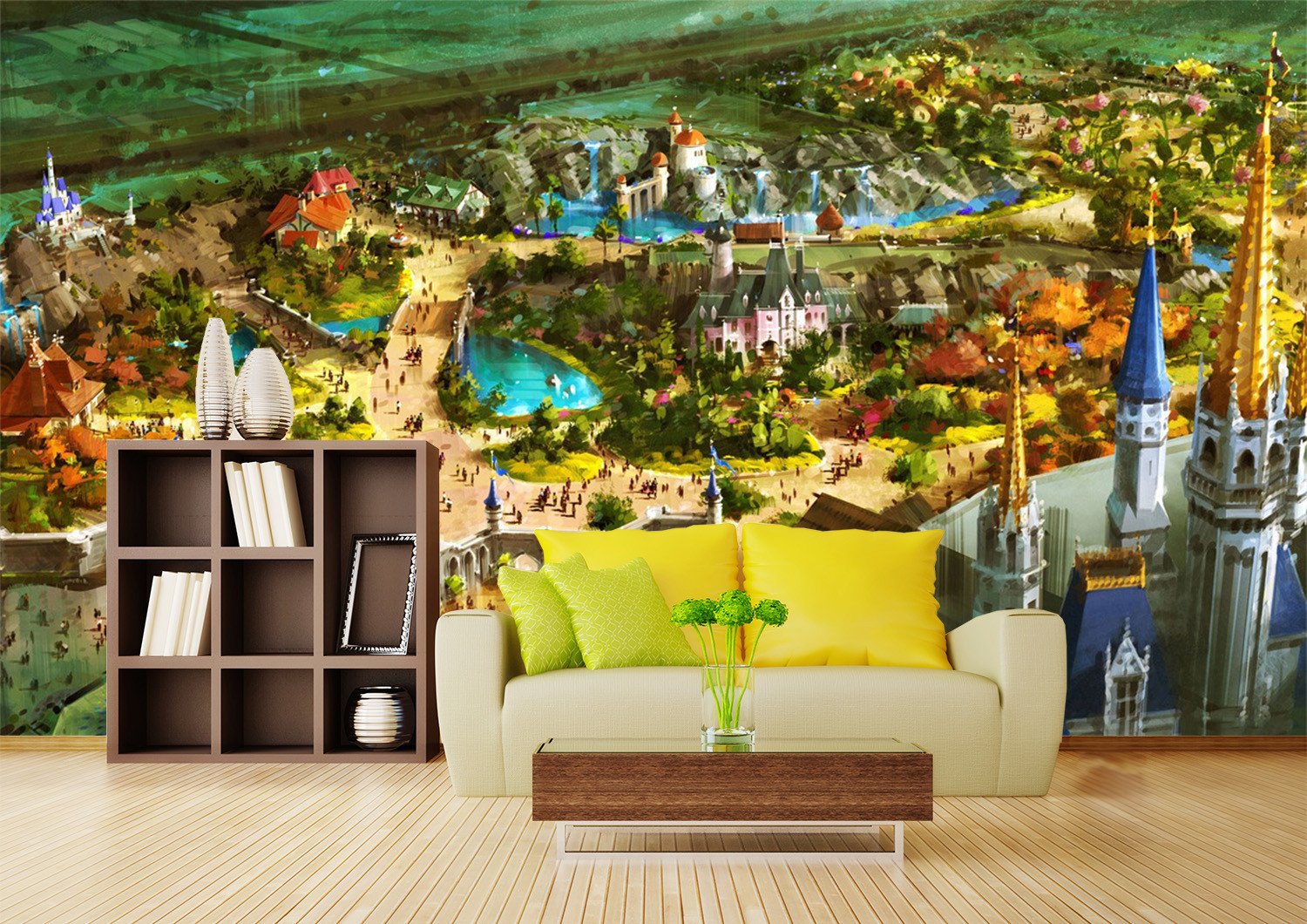 3D Castle Village 048 Wallpaper AJ Wallpaper