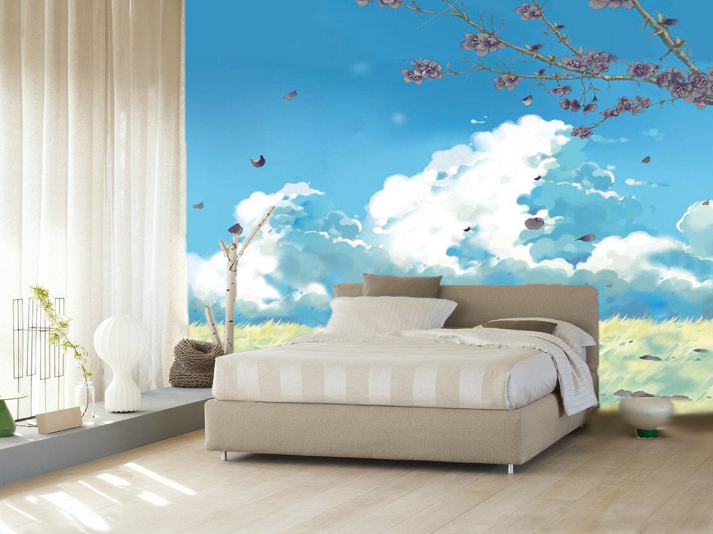 Peach Blossom And Blue Sky 92 Wallpaper AJ Wallpaper 1