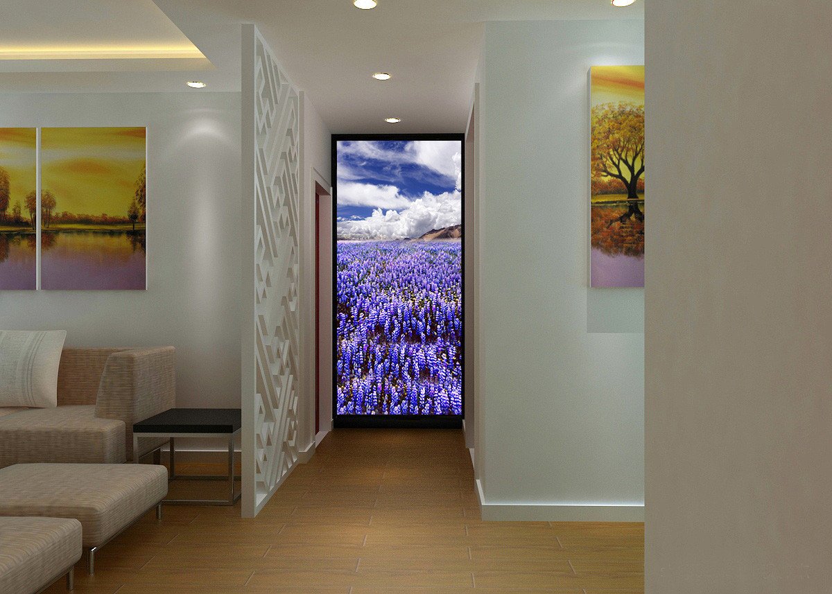 Bright Blue Flowers 1 Wallpaper AJ Wallpaper