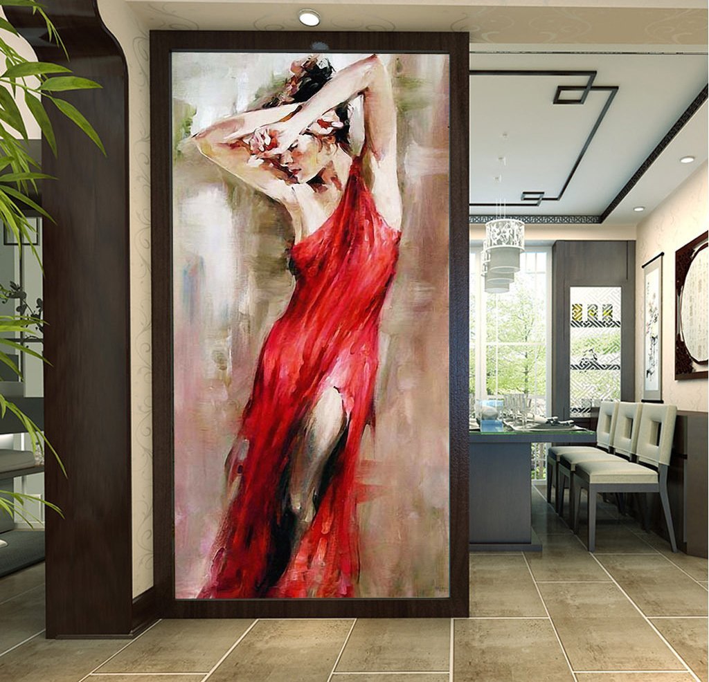 3D Painted Lady 560 Wall Murals Wallpaper AJ Wallpaper 2