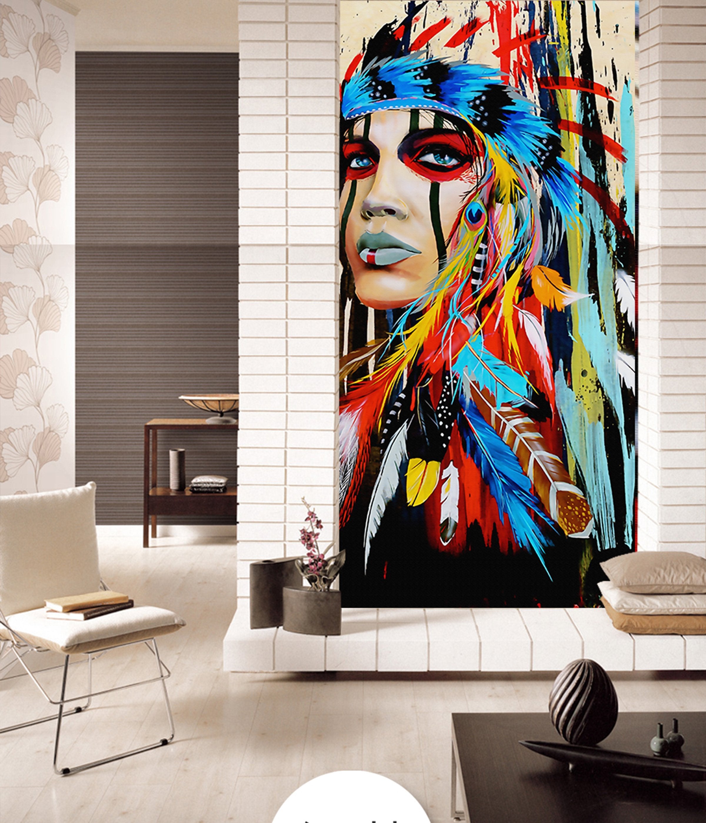 3D Painted Man 79 Wall Murals Wallpaper AJ Wallpaper 2