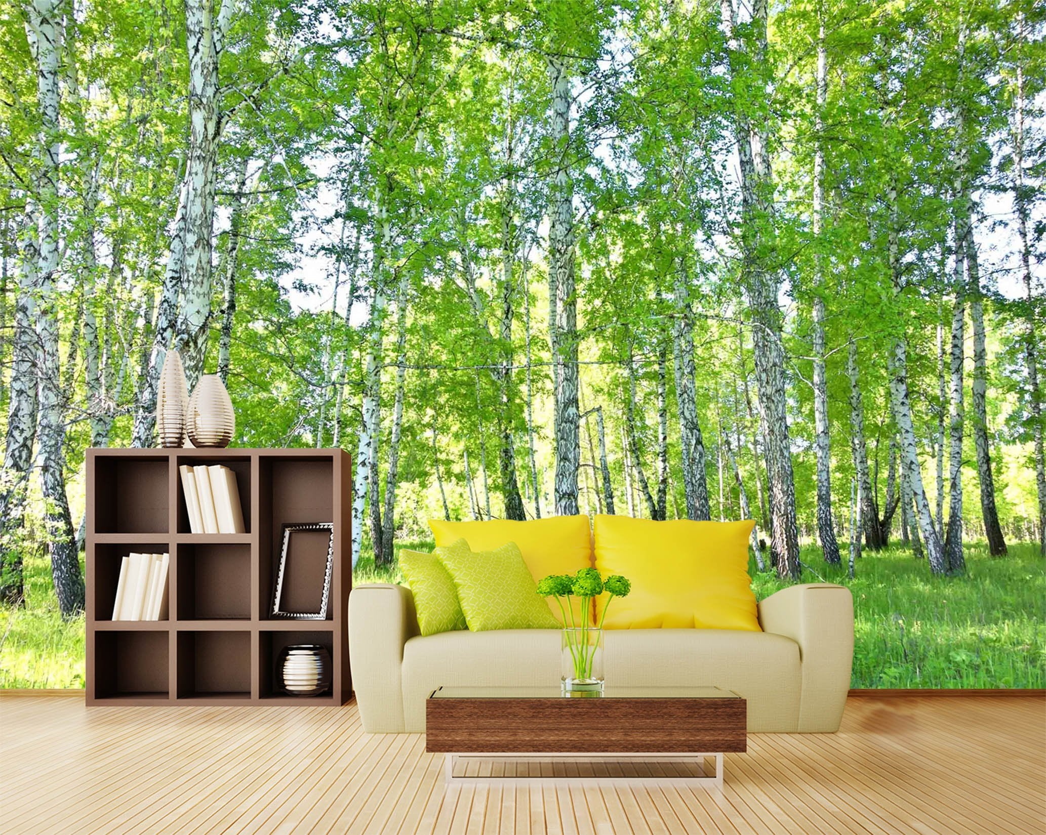 3D Wood Grass 636 Wallpaper AJ Wallpaper