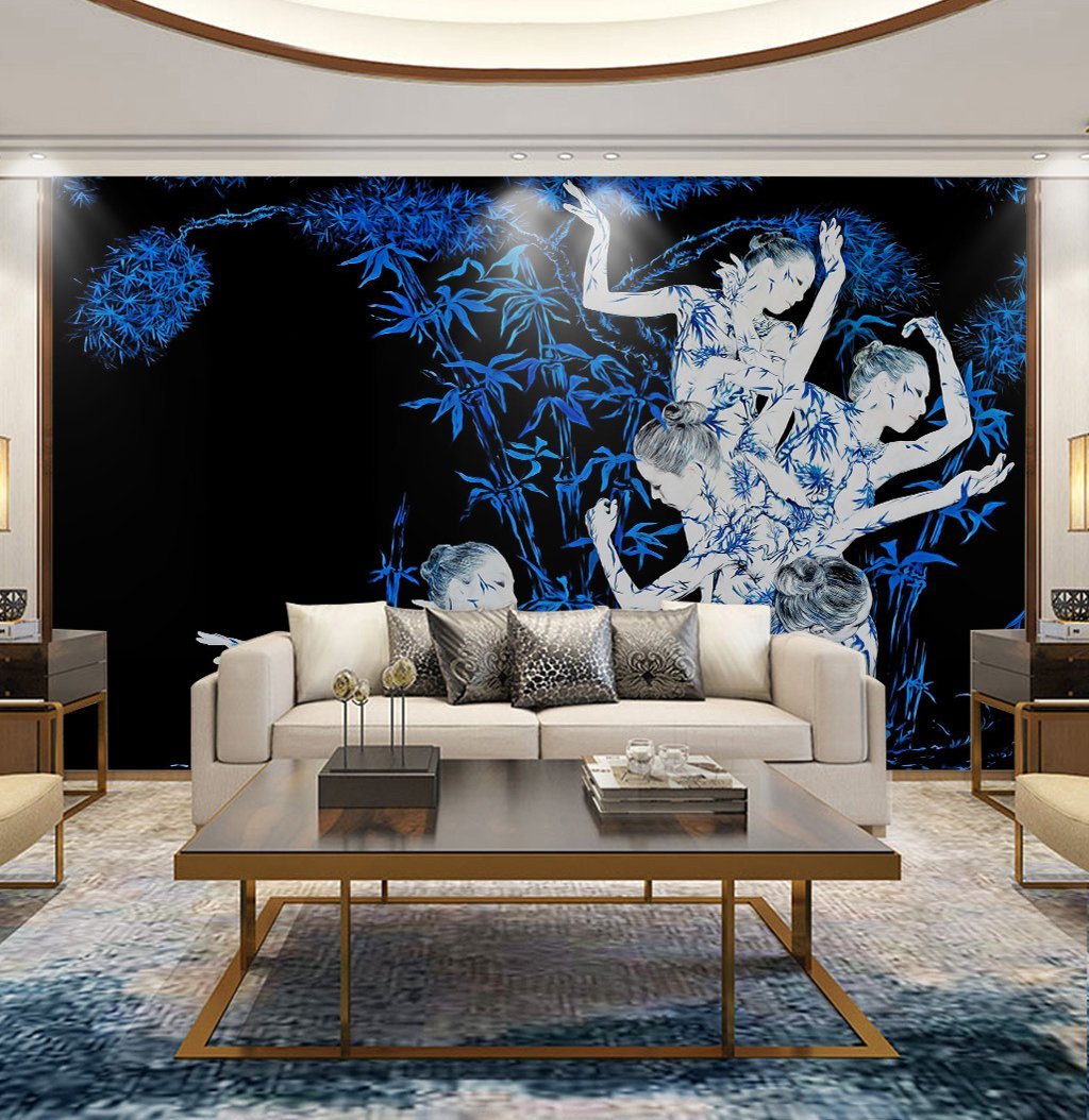 3D Beauty Dance 180 Wall Murals Wallpaper AJ Wallpaper 2