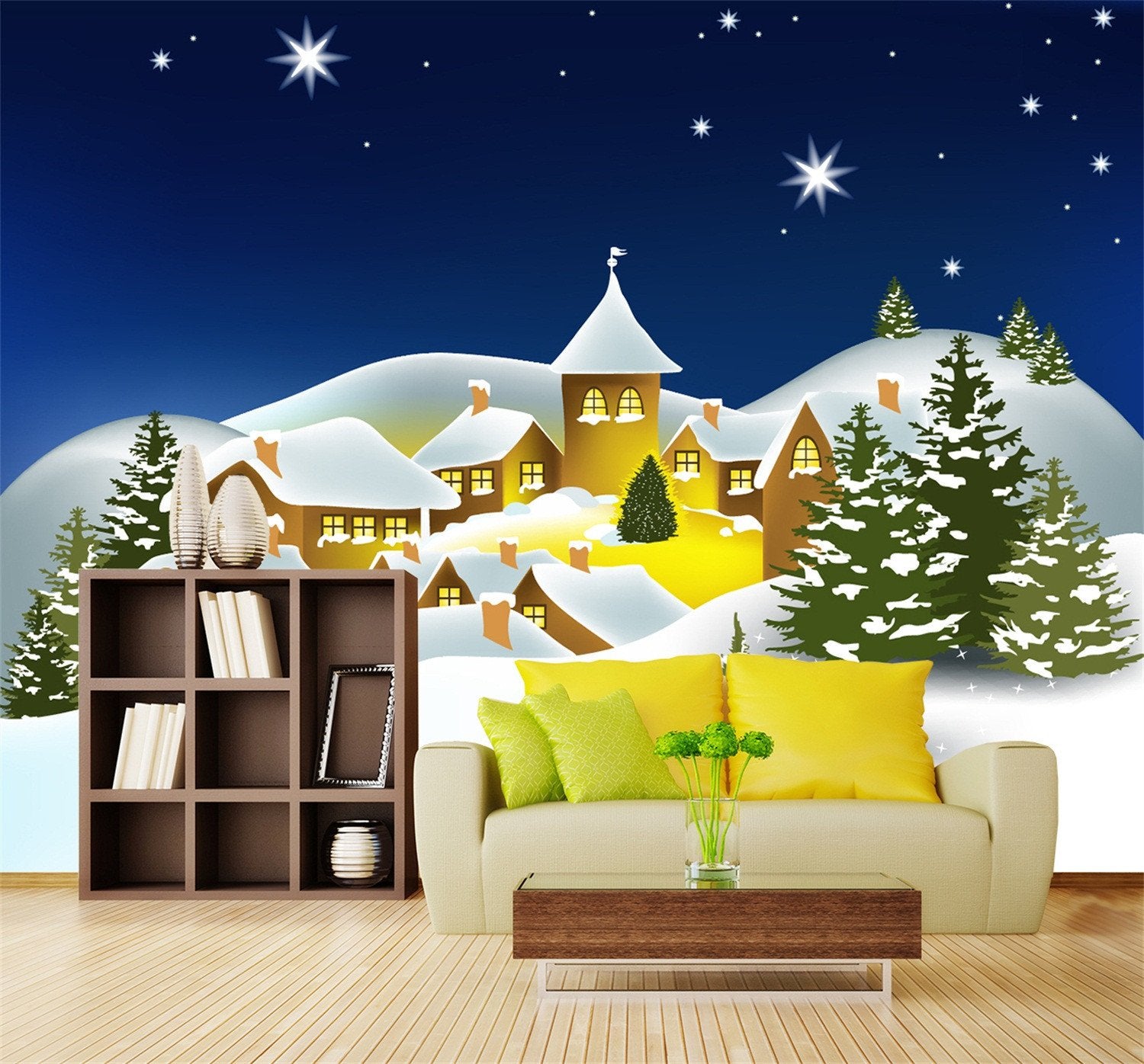 3D Merry Christmas Eve 662 Wallpaper AJ Wallpaper