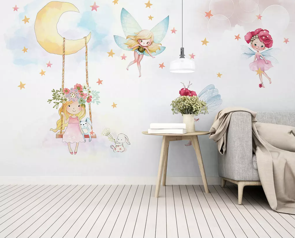 3D Moon Elf Stars 272 Wallpaper AJ Wallpaper 2